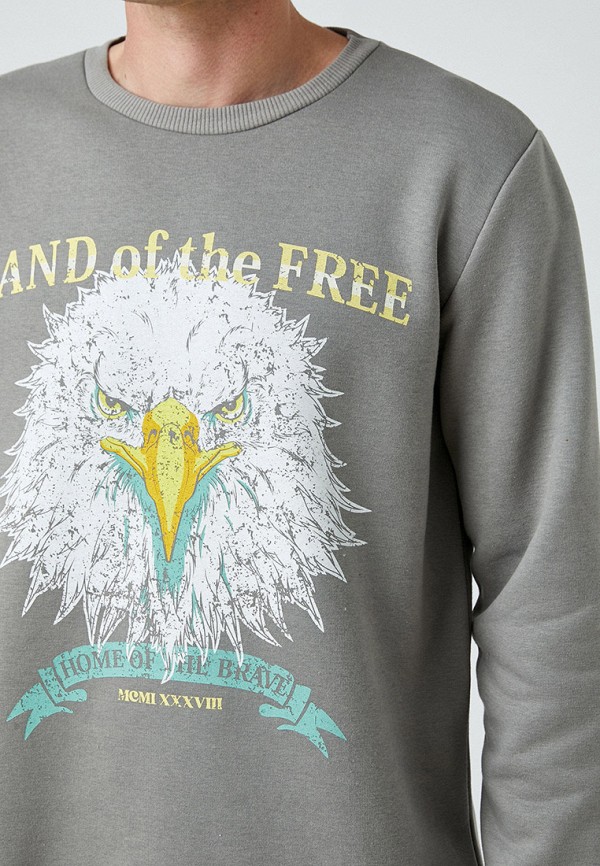 Свитшот Koton серый, размер 48, фото 4