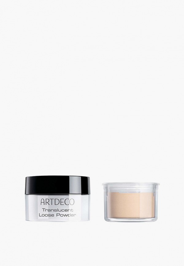 

Пудра Artdeco, Бежевый, рассыпчатая Translucent Loose Powder Refill, сменный блок, тон 05, Средний, 8 г
