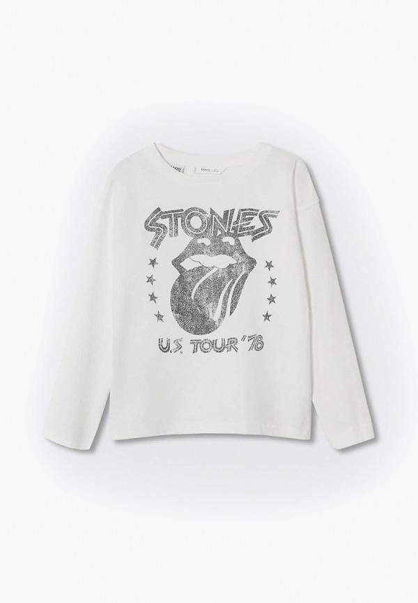 

Лонгслив Mango Kids, Белый, ROLLTOUR