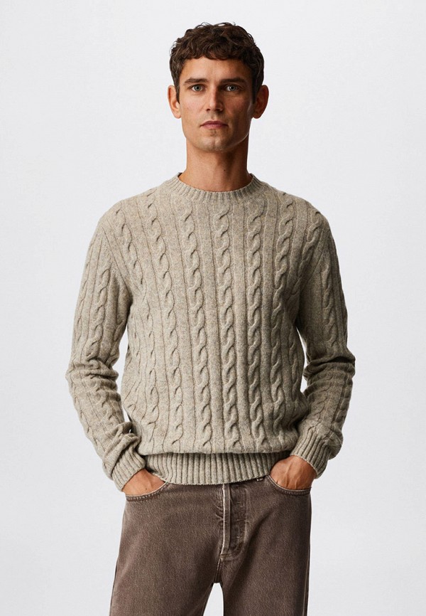 

Джемпер Mango Man, Бежевый, LADERA