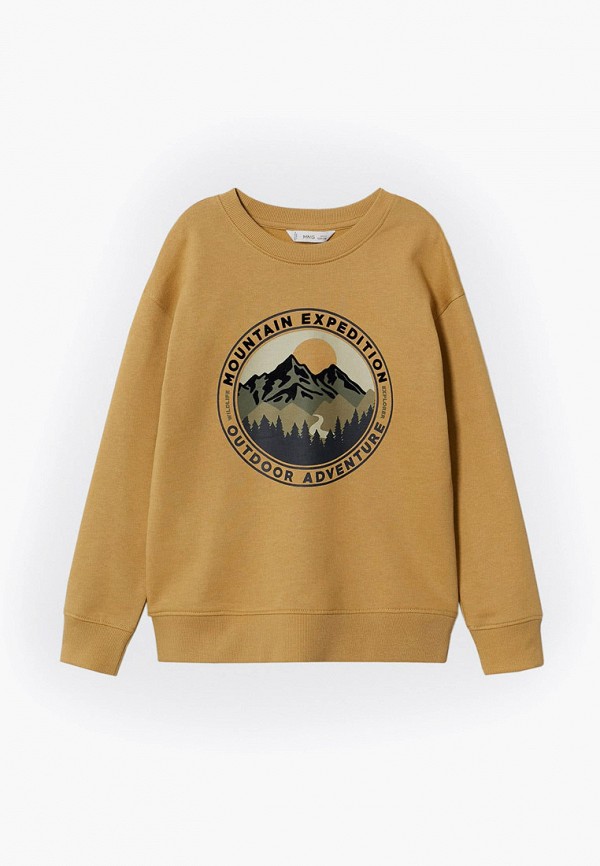 

Свитшот Mango Kids, Коричневый, PEAKS