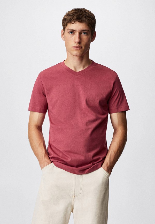 

Футболка Mango Man, Розовый, CHELSEA-H