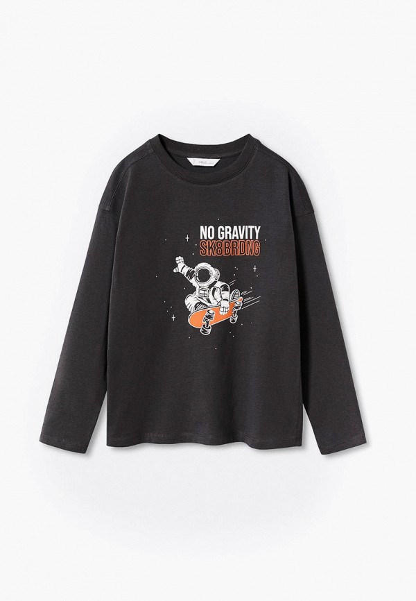 

Лонгслив Mango Kids, Серый, SPACE