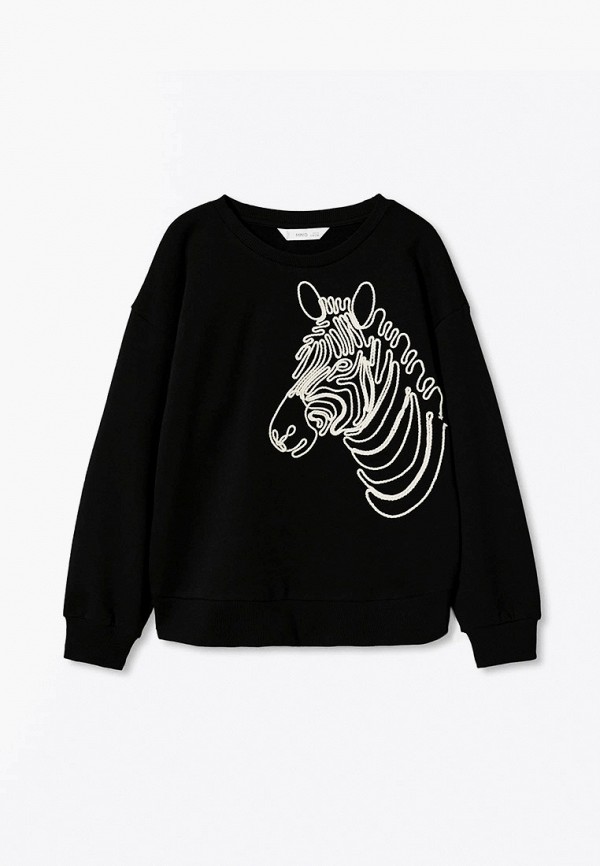 

Свитшот Mango Kids, Черный, ZEBRI