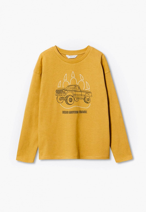 

Лонгслив Mango Kids, Желтый, FOREST