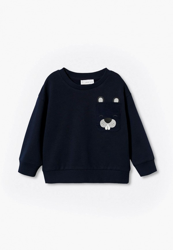 

Свитшот Mango Kids, Синий, BOLSILLO