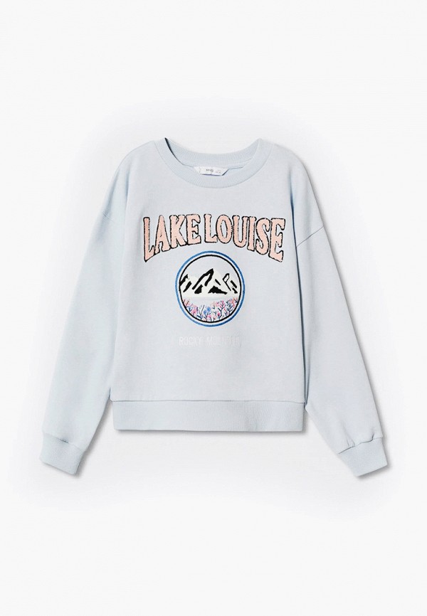 

Свитшот Mango Kids, Голубой, LOUISE