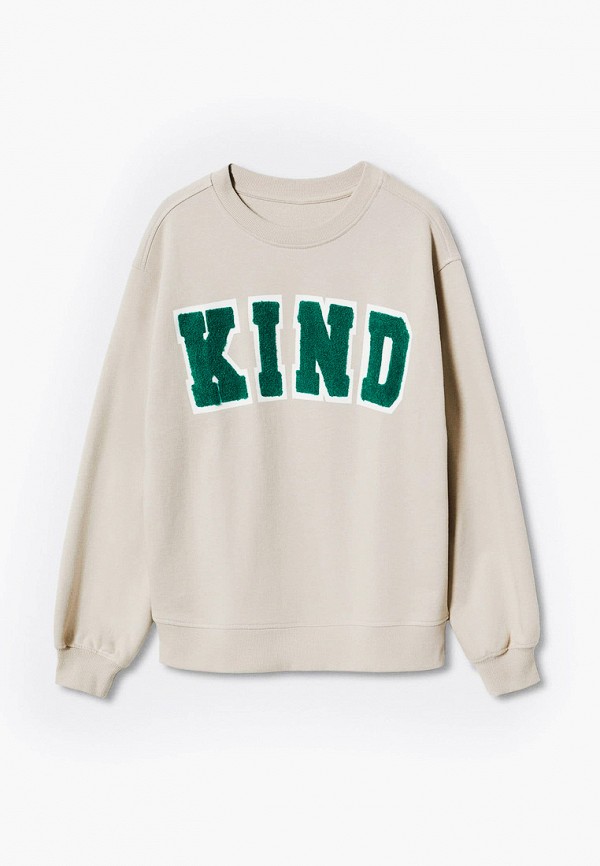 

Свитшот Mango Kids, Бежевый, KIND