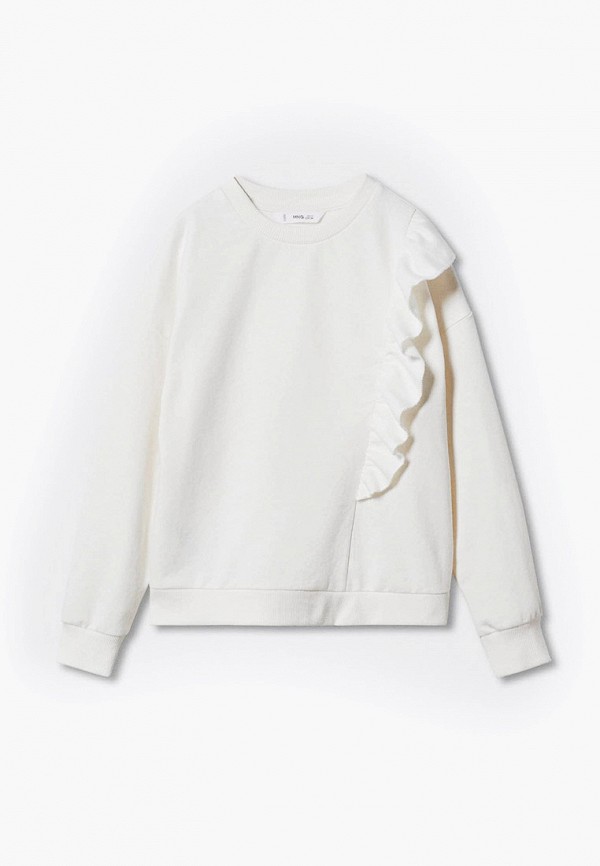 

Свитшот Mango Kids, Белый, FRILL