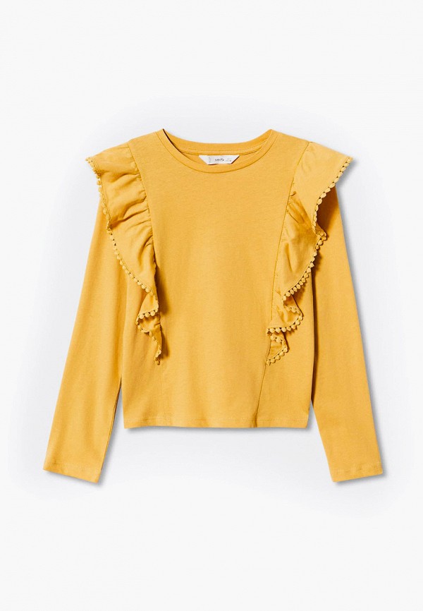 

Лонгслив Mango Kids, Желтый, JULIETE
