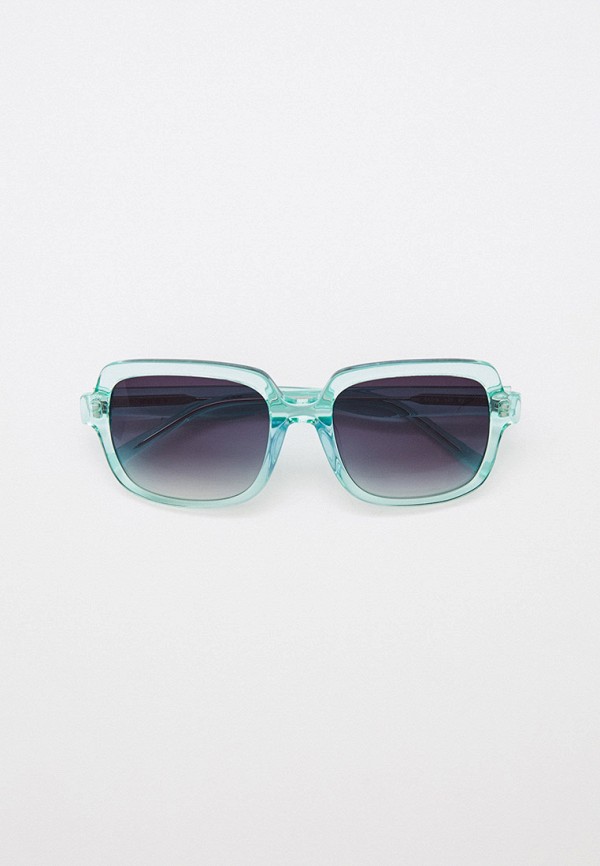 Очки солнцезащитные DKNY бирюзового цвета