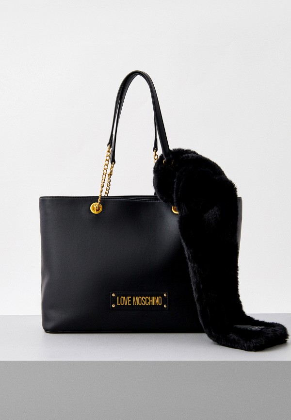 

Сумка и шарф Love Moschino, Черный