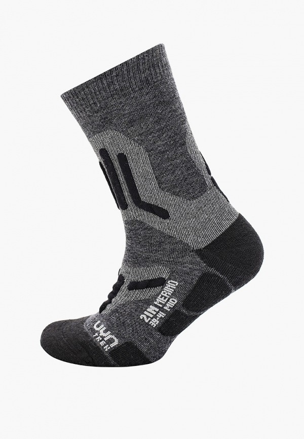 

Термоноски UYN, Серый, MAN TREKKING 2IN MERINO MID SOCKS