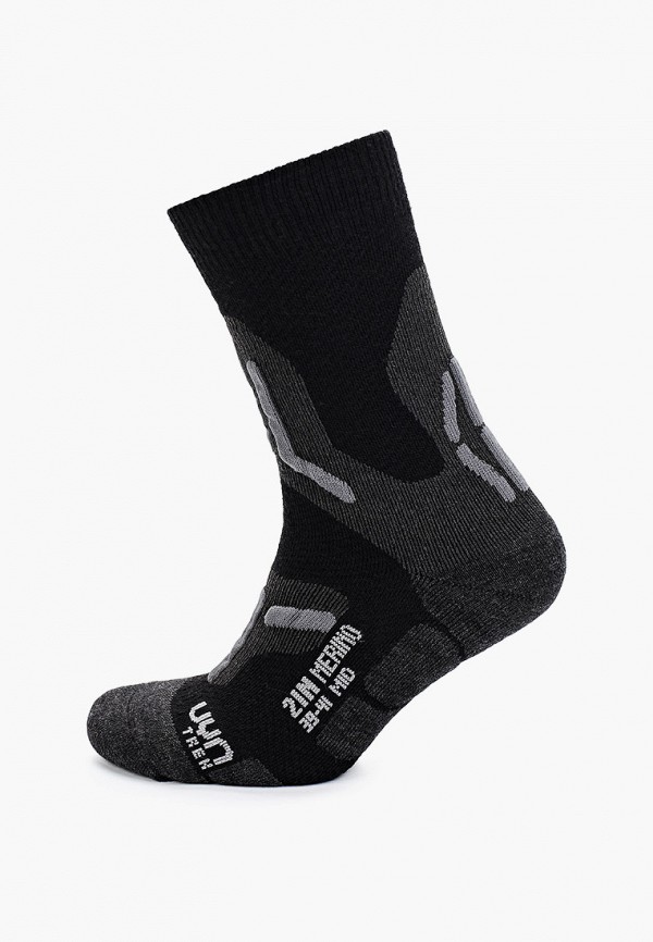 

Термоноски UYN, Черный, MAN TREKKING 2IN MERINO MID SOCKS