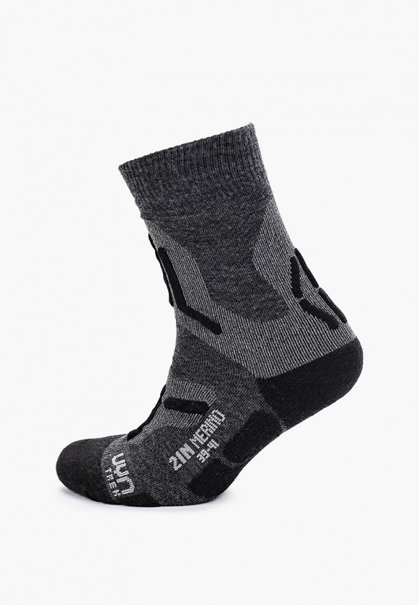 

Термоноски UYN, Серый, MAN TREKKING 2IN MERINO SOCKS