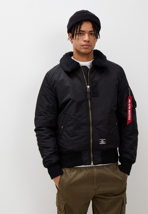 

Куртка утепленная Alpha Industries, Черный, B-15 MOD FLIGHT JACKET