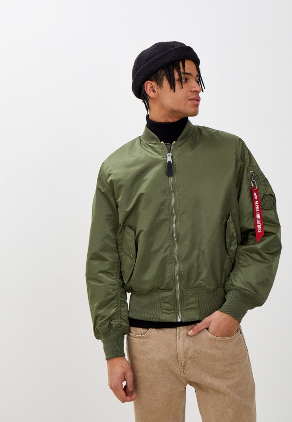 

Куртка утепленная Alpha Industries, Хаки, MA-1 BLOOD CHIT
