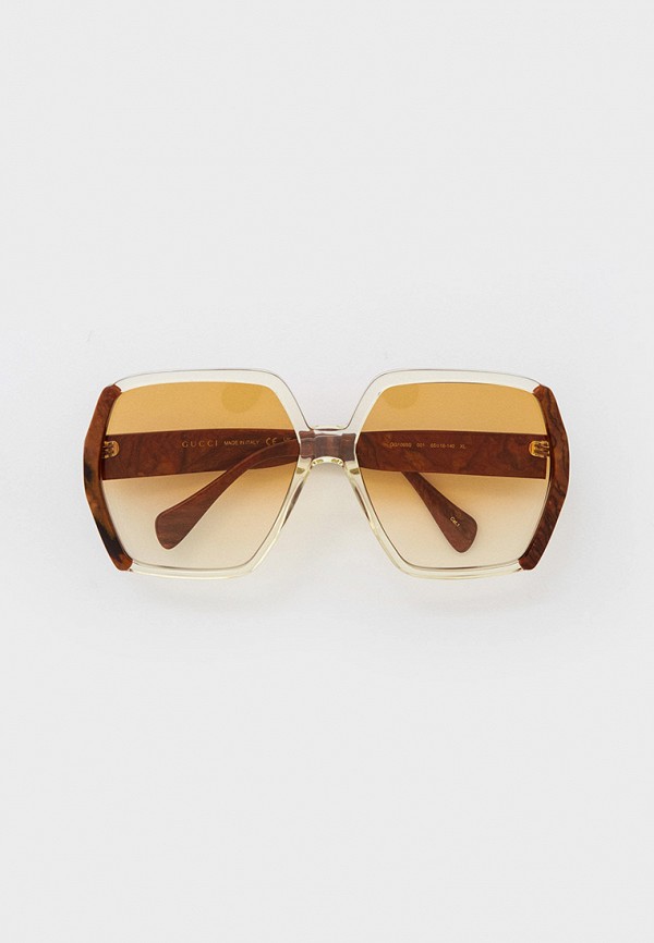 

Очки солнцезащитные Gucci, Бежевый, GG1065S 001