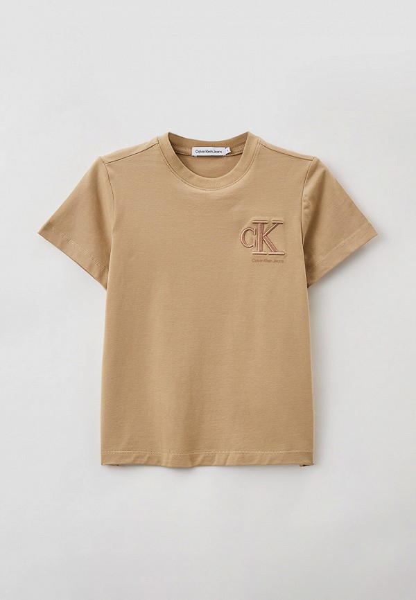 

Футболка Calvin Klein Jeans, Бежевый