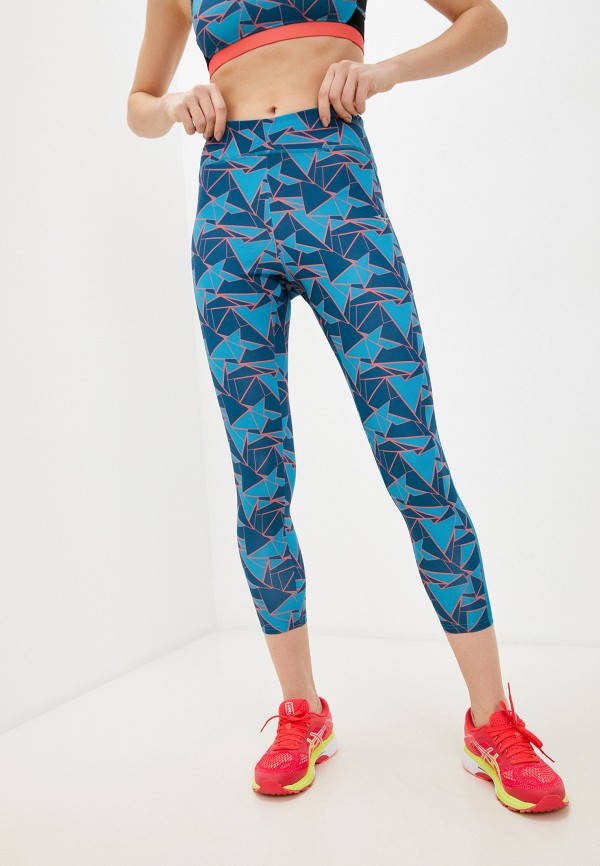 

Тайтсы Mizuno, Бирюзовый, 7/8 Printed Tight(W)