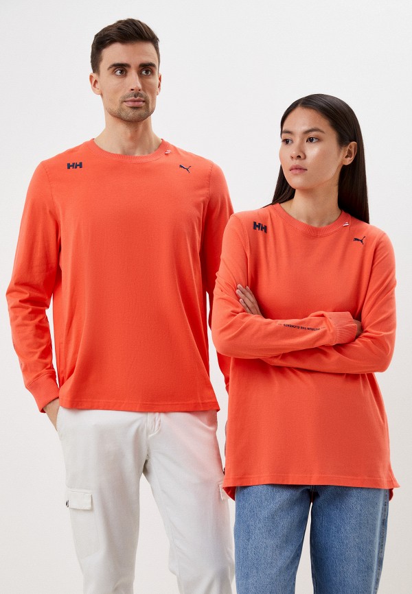 

Лонгслив PUMA, Оранжевый, PUMA x Helly Hansen LS Tee Hot Coral