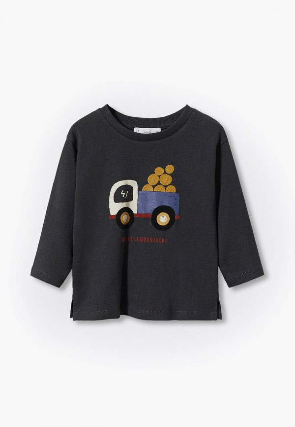 

Лонгслив Mango Kids, Серый, MONTANA