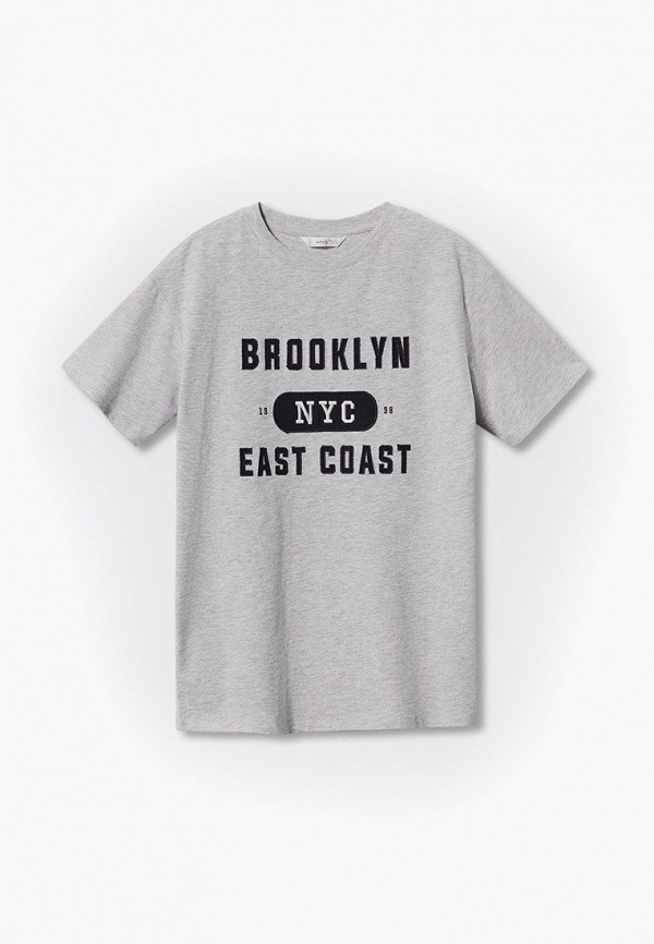 

Футболка Mango Kids, Серый, BROOKLYN