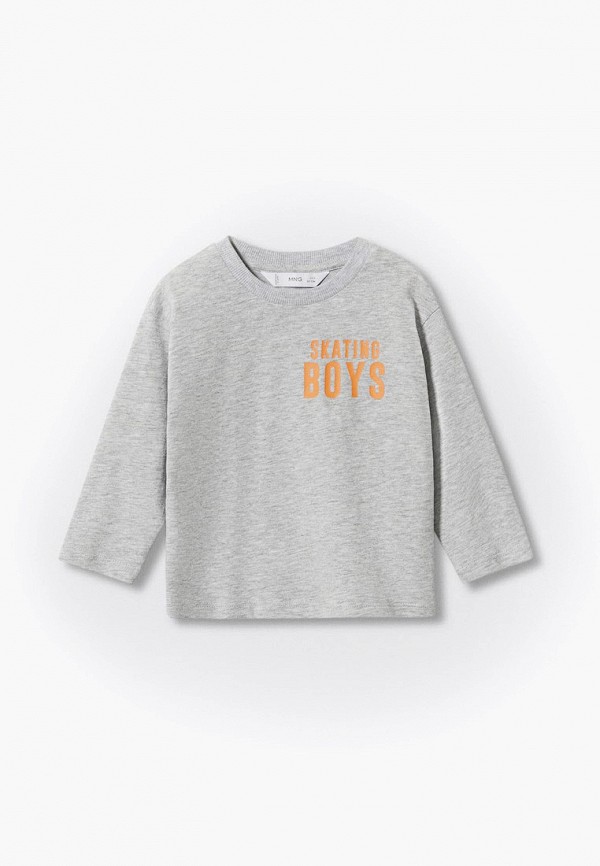 

Лонгслив Mango Kids, Серый, PANDA