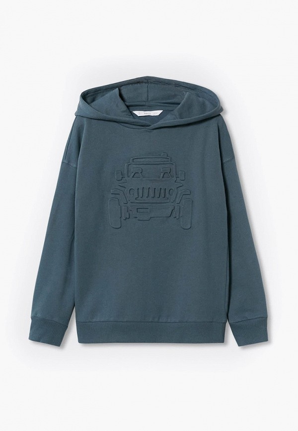 

Худи Mango Kids, Голубой, WILD