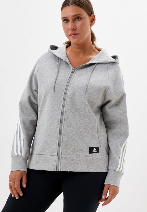 

Толстовка adidas, Серый, W FI 3S FZ REG