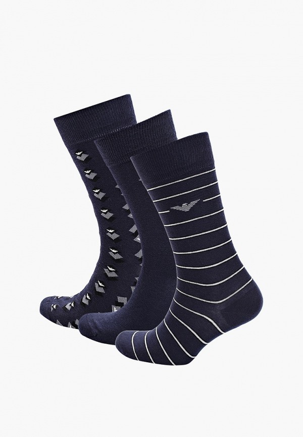 

Носки 3 пары Emporio Armani, Синий