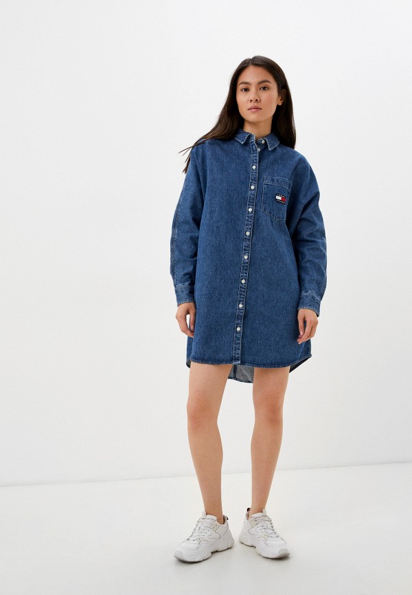 

Платье джинсовое Tommy Jeans, Синий