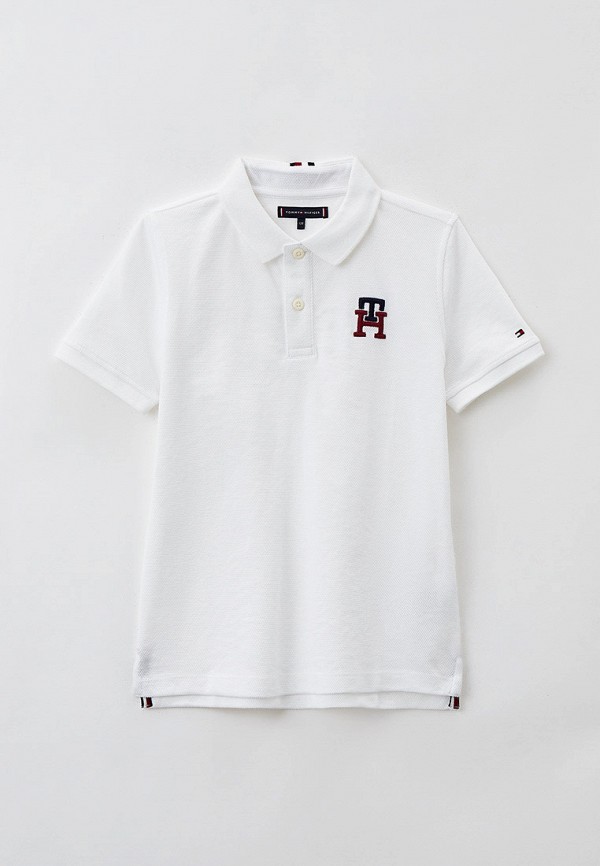 Поло Tommy Hilfiger белый KB0KB07734 RTLACD772501