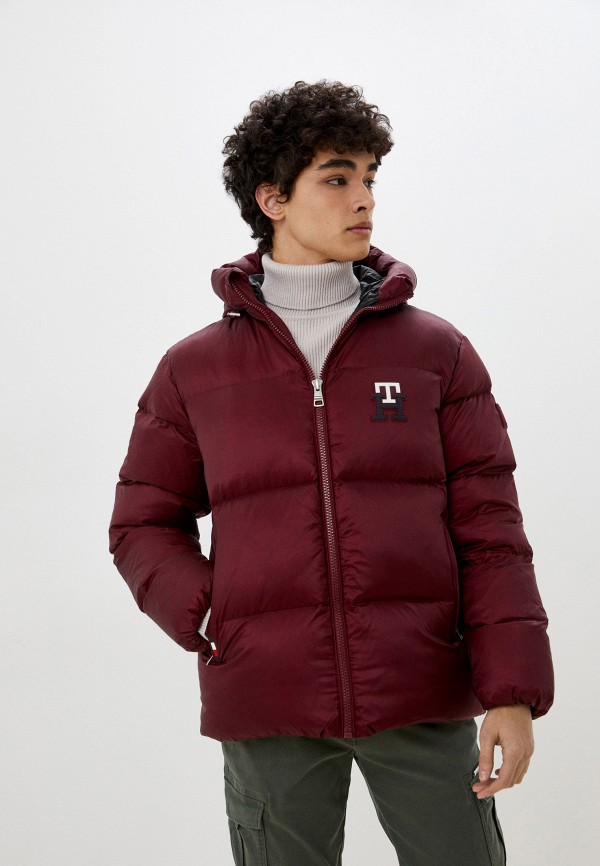 Пуховик Tommy Hilfiger бордовый MW0MW27685 RTLACD775401