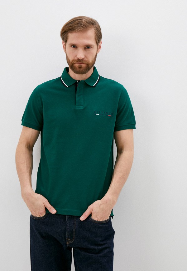 

Поло Tommy Hilfiger, Зеленый