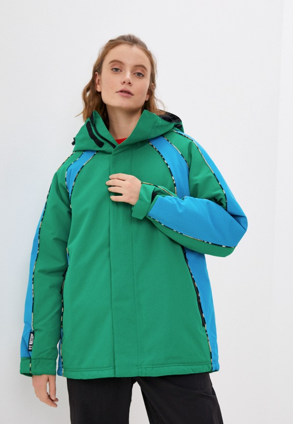 Куртка сноубордическая P.E Nation зеленого цвета