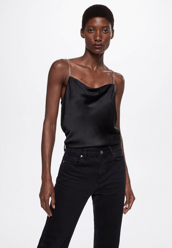 

Топ Mango, Черный, NINETIES