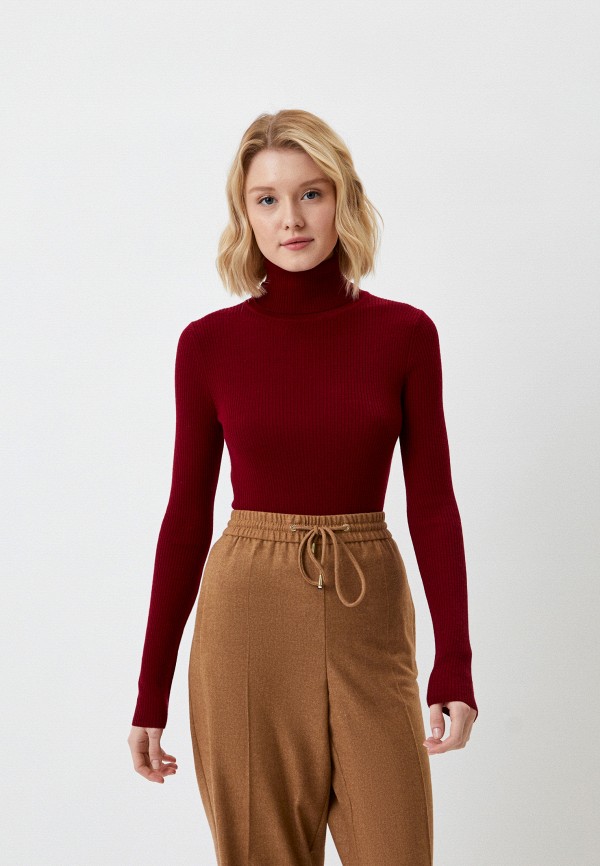 

Водолазка UNIQLO, Красный, из экстратонкой мериносовой шерсти