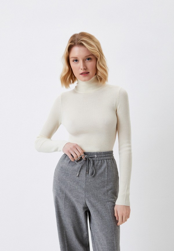 

Водолазка UNIQLO, Бежевый, из экстратонкой мериносовой шерсти