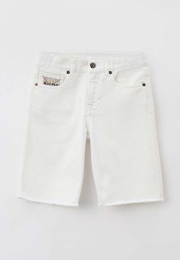 Шорты джинсовые N21 белого цвета