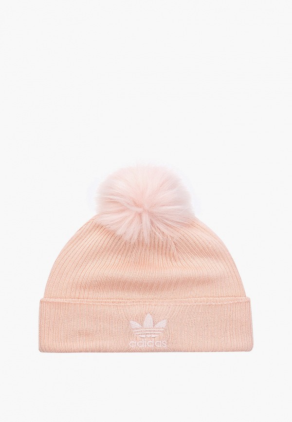 

Шапка adidas Originals, Розовый, W FUR POM BEANI
