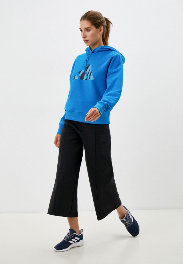 Худи adidas голубой, размер 50, фото 2