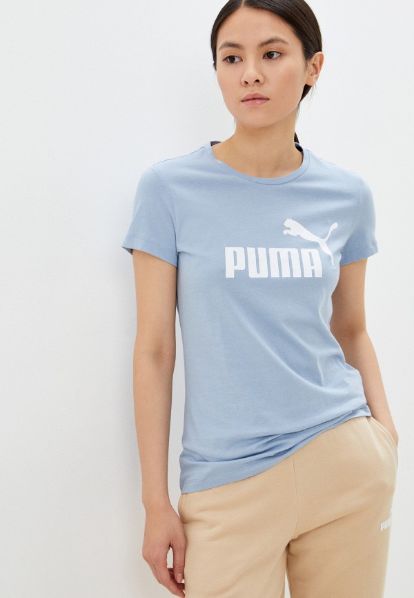 

Футболка PUMA, Голубой, ESS Logo Tee (s)