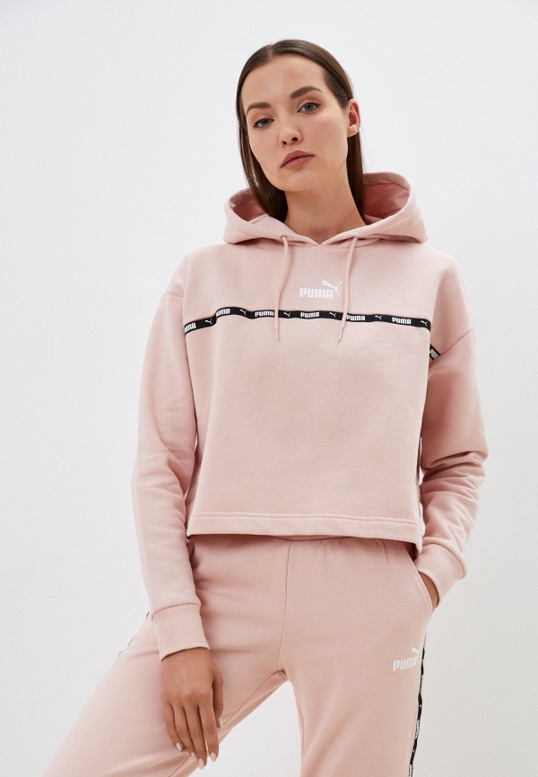 

Худи PUMA, Розовый, Puma Power Tape Hoodie FL