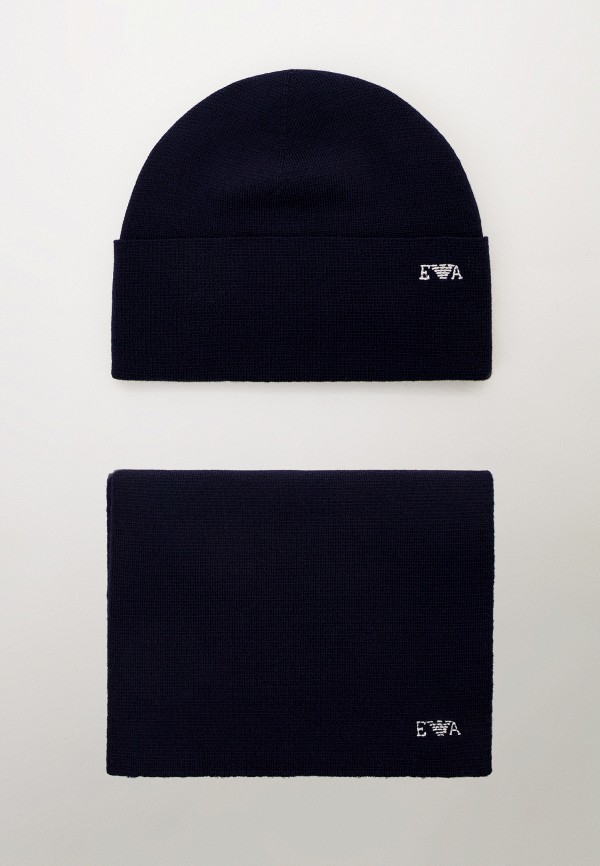 Шапка и шарф  Emporio Armani