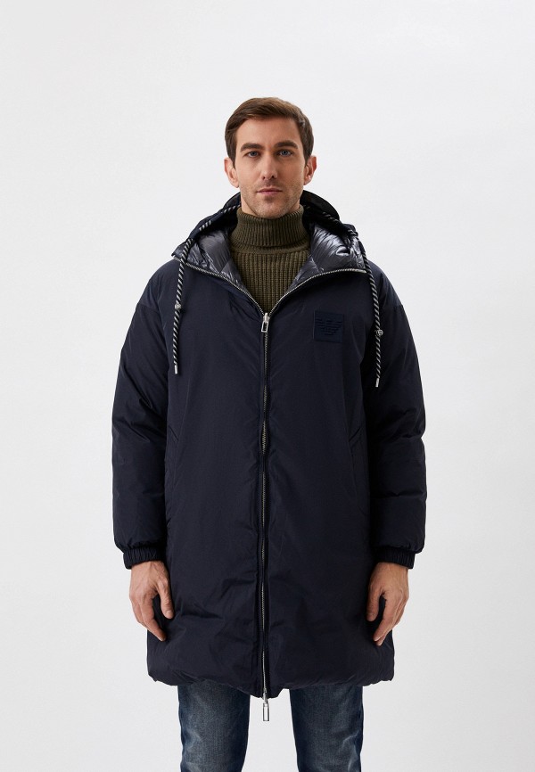 

Пуховик Emporio Armani, Синий