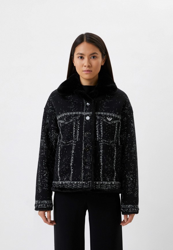 

Шуба Emporio Armani, Черный, -куртка утепленная, reversible