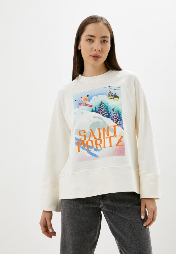 

Свитшот United Colors of Benetton, Бежевый, SKI RESORT