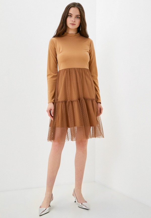 Платье Pink Summer коричневый, размер 40, фото 2