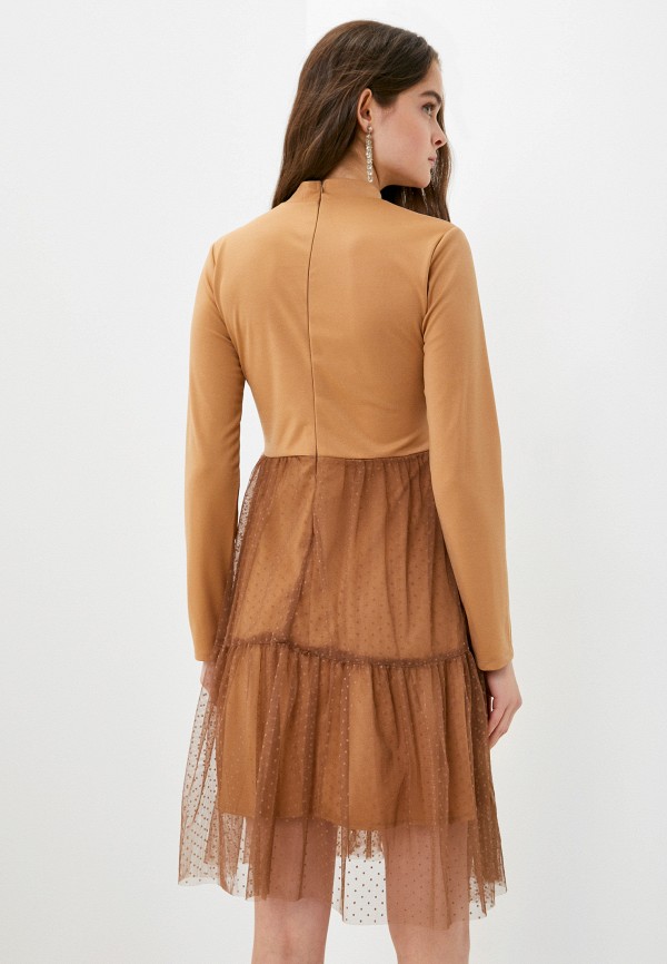 Платье Pink Summer коричневый, размер 40, фото 3